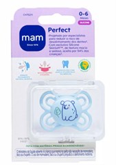 CH70211 CHUPETA PERFECT (1UN) AZUL 0-6M