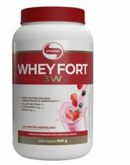 WHEY FORT 3W FRUTAS VERM (POTE) 900G