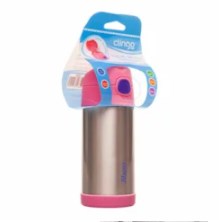 C2361 GARRAFA TERMICA INOX ROSA 270 ML