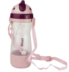 3116 GARRAFA C/PORTA BISC. ROSE 350ML