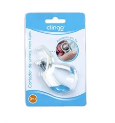 C2402 CORTADOR DE UNHAS C/LUPA AZUL