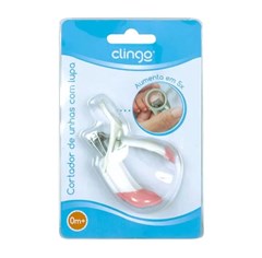 C2403 CORTADOR DE UNHAS C/LUPA ROSA