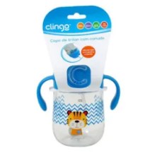 C5001 COPO TRITAN CANUDO TIGRE 300ML