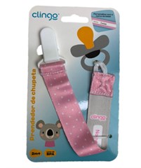 C7021 PRENDEDOR CHUPETA COALA CINZA/ROSA