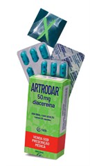 ARTRODAR 50MG CX C/30 CAPSULAS