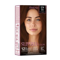 KIT SUPERIA COLOR 574 MARROM ACOBREADO