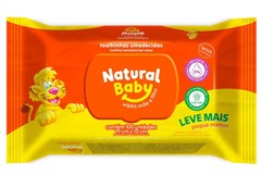 TOALHAS UMEDECIDAS NATURAL BABY L100P80